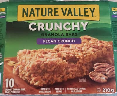 Barres granola croquant aux pacanes