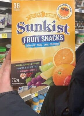 Sunkist fruit snacks