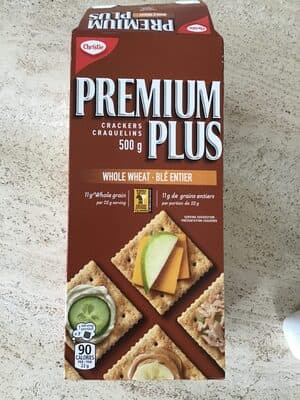 Premium Plus Whole Wheat Crackers