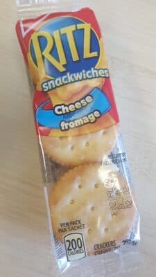 Cheese Flavour Crackers Snackwiches