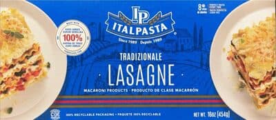 Italpasta Lasagna