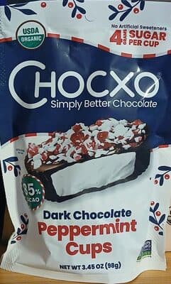 Dark Chocolate Peppermint Cups
