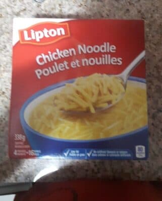 Poulet et nouilles