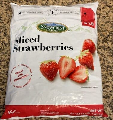 Sliced Strawberries