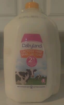 2% Lactose Free Partly Skimmed Milk