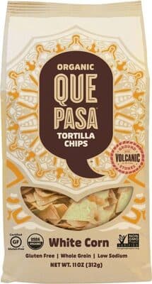 Organic white corn tortilla chips