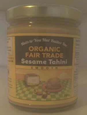 Smooth Organic Fair Trade Sesame Tahini