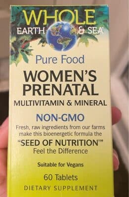pure food women’s prenatal multivitamin and mineral
