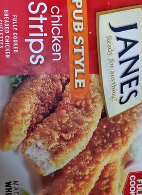 Pub style chicken strips