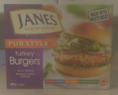 Pub Style Turkey Burgers