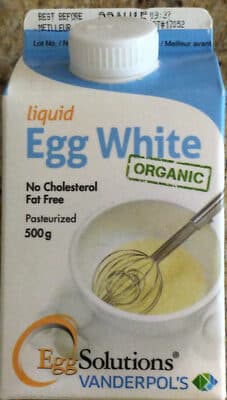Organic Liquid Egg White