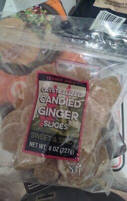 Crystallized Candied Ginger Slices