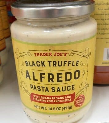 Black Truffle Alfredo Pasta Sauce