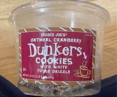 Oatmeal Cranberry Dunkers Cookies