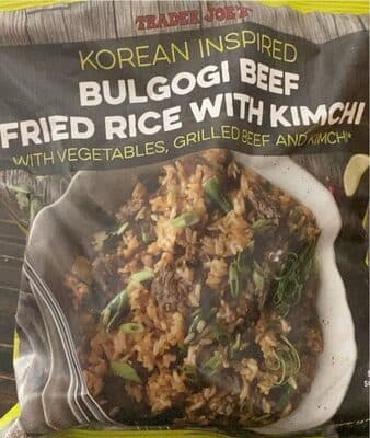 Korena Bulgogi Beef Fried Rice with Kimchi