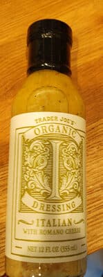 Organic Italian Dressing with Romano Cheese
