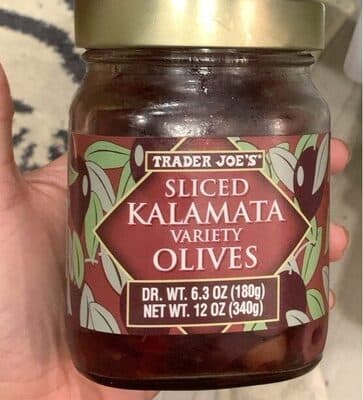 Sliced Kalamata Olives