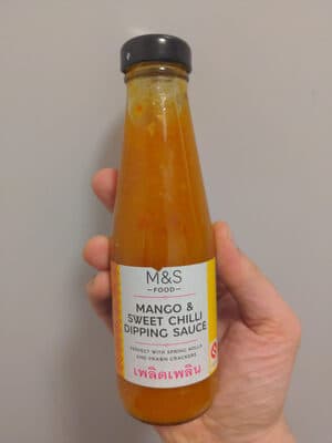 Mango and sweet chilli dipping sauce