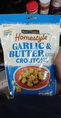 Croutons, Garlic & Butter