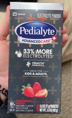 Strawberry Freeze Electrolyte Powder Packets