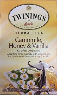 Tisane camomille, miel et vanille