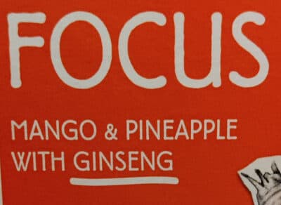 Focus Mango & Pineapple With Ginseng