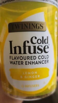 LEMON & GINGER FLAVOURED COLD WATER ENHANCER, LEMON & GINGER