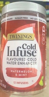 Watermelon & Mint Flavoured Cold Water Enhancer Infusers