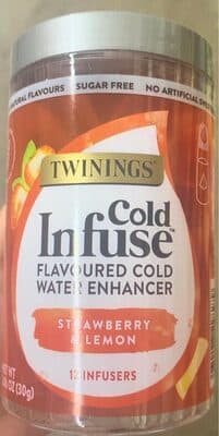 Strawberry & Lemon Flavoured Cold Water Enhancer