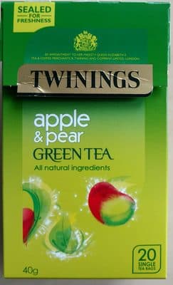 Twinings apple & pear green tea