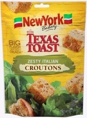 Zesty Italian Croutons Texas Toast