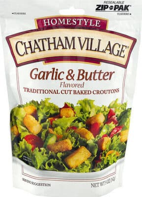 Garlic & Butter Flavored Croutons