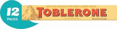 Swiss Milk Chocolate With Honey & Almond Nougat Bar
