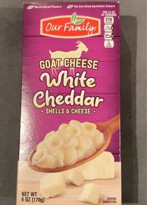 White Cheddar Goat Cheese Shells & Cheese