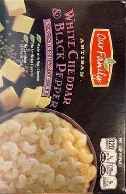 White Cheddar & Black Pepper Artisan Macaroni & Cheese