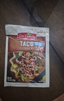 REDUCED SODIUM TACO SEASONING MIX, REDUCED SODIUM TACO