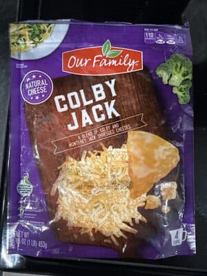Colby Jack Blend of Colby and Monterey Jack Shredded Natural Cheeses