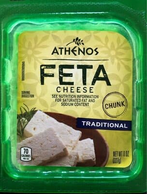 Feta Cheese Chunk, Traditional