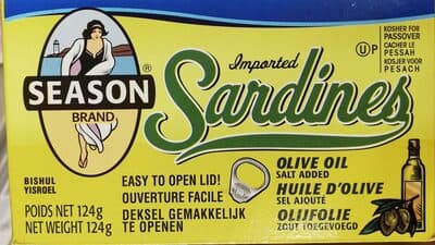 Sardines in 100% Olive Oil