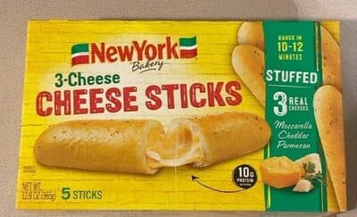3-Cheese Mozzarella, Cheddar, Parmesan Stuffed Sticks