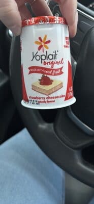 Yoplait Original Strawberry Cheesecake Low Fat Yogurt
