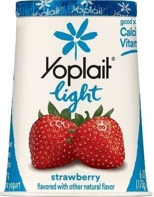 Yoplait Light Strawberry Fat Free Yogurt