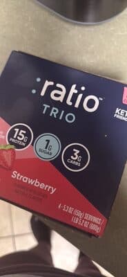 Ratio Keto Friendly Strawberry Dairy Snack