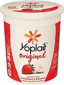 Strawberry Banana Flavored Smooth Style Original Low Fat Yogurt