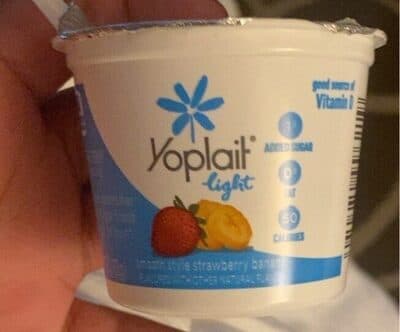 Yoplait Light Strawberries 'n Bananas Yogurt