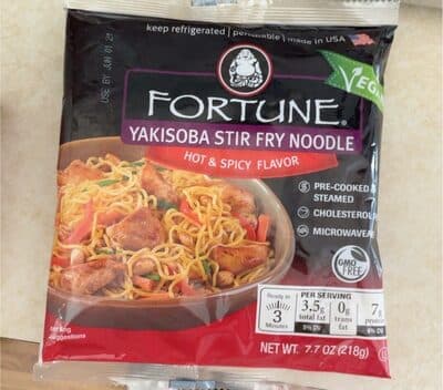 Fortune Hot & Spicy Flavor Yakisoba Stir Fry Noodle