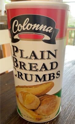 Plain bread crumbs
