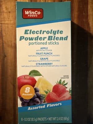 Electrolyte Powder Blend