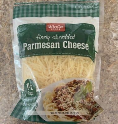 Shredded Parmesan Cheese