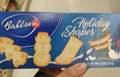 Butter Crispy Cookies Holiday Shapes